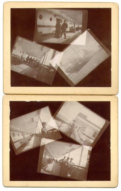 Shipboard Montage (set of 2 photographs)