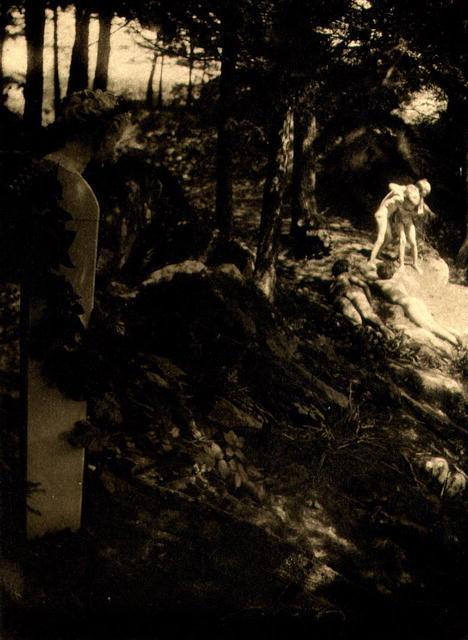 Clarence White: Boys Wrestling - Camera Work
