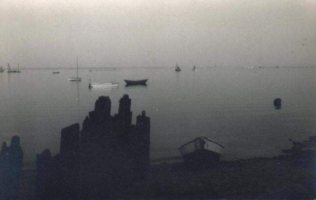 Jose Alemany: untitled (boat and pilings)