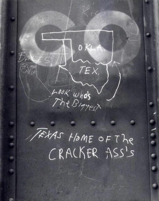 Don Longanecker: Chalk Graffiti #7 (Oklahoma; Texas)
