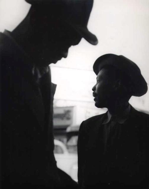 Bill Heick: Two Black Men #2, Fillmore District (San Francisco)