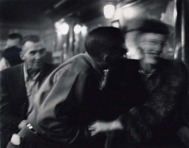 Bill Heick: Barroom, Beatlie, Nevada (three people)