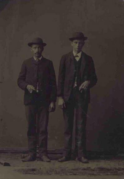 Two Men (tintype)