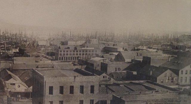 San Francisco Water Front Prior to April 1851