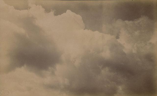 vintage scientific cloud studies - 5 photographs