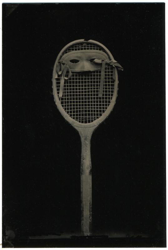 David Sokosh: Racquet Mask, Brooklyn - tintype