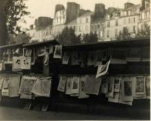 William C. Odiorne: Print Stalls on the Seine, Paris
