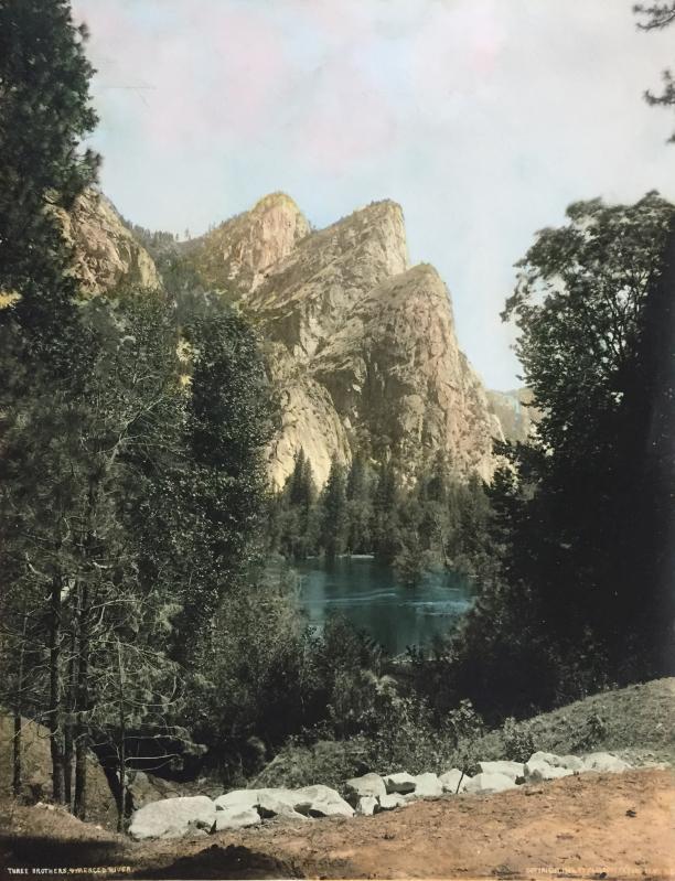 Pillsbury: Three Brothers, Merced River, Yosemite