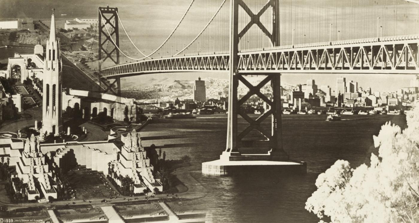 San Francisco Bay Bridge and GGIE montage