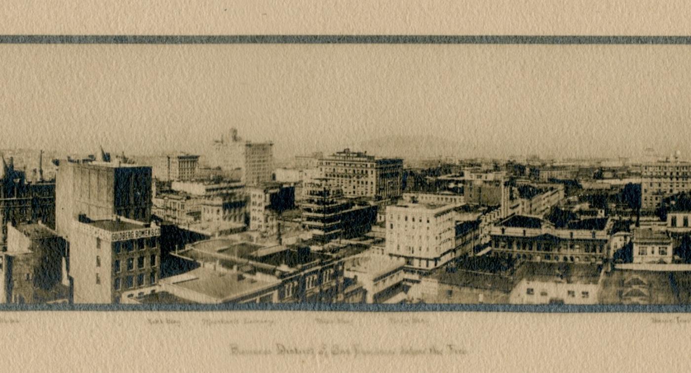 Taber: Business District of San Francisco After the Quake