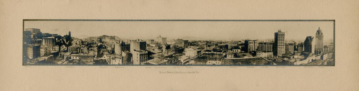 Taber: Business District of San Francisco After the Quake