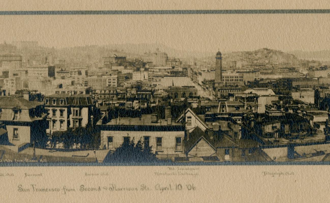 Taber: San Francisco from Second & Harrison Sts., April 10, ‘06