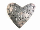 Handmade Hammered Heart Pin