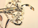 Ballerina Pin Signed Silver Tone Blue Rhinestones Vintage