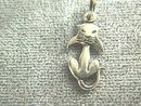 Cute Beau S/S Cat Pendant or charm w/loop