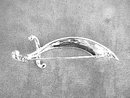 Rhinestone Sword Brooch