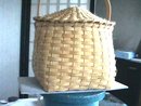 Feather Basket Handmade,signed,numbered