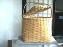 Feather Basket Handmade,signed,numbered