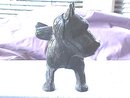Scottie Dog Untrained, Black Cast Iron