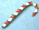 Enameled Candy Cane Pin
