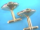 Swank Watermelon Tourmaline(fx) Cuff Links