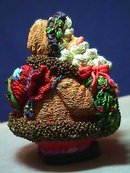 French Santa Figure, Crinkle Claus