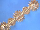 1928 Bar Pin, Flowers,Pink, Pearl Cabachons