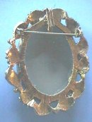 3 Graces Cameo Pin/Pend,Antiqued Setting