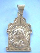 Mary Sterling Medal, Large Bail, D/C, Pendant