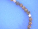 Tigereye 14KGF Bracelet, 7 1/4 inches,Petite