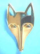 Fox Head Brooch,Matte,Gloss,Nice Design!