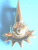 Monet Clown Pin, Cute, G/T, Whimsical!