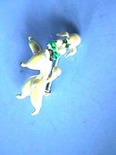 Poodle Trembler Pin,Vintage,Head moves,Cute!