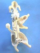 Poodle Trembler Pin,Vintage,Head moves,Cute!