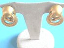 Givenchy Matte Earrings,Gold, Pierced,Mesh