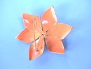 1960s Flower Pin,Vintage,Flower Power,Yel/Org