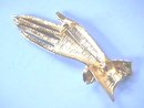 Cuff Hand Pin, G/T, Black/Wht Lacy w/RSs Nice!