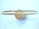 Cameo Bar Pin,Safety,Beautiful Etching,Bezel!