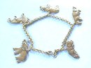 Safari Zoo Bracelet,Dangling Animals,Very Nice