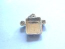 Telephone Silver Pendant,Charm,Dial,Rotary