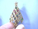 Christmas Tree Pin,Multi-Colored,Small, Nice!