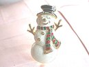 Wonderful Snowman Pin,Lot of Cheer,Very Nice!