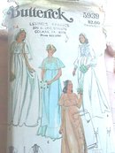 1970s Bridal Gown,Butterick,sz14,Vintage