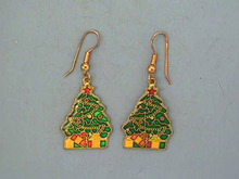 Christmas Tree Ers, Enameled,Fr Wires