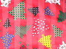Designer Christmas Scarf,Trees,Silk!