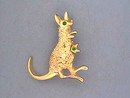 Kangaroo,Baby Pin,Vintage,R/S eyes,Sweet