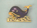 Whale Ocean Pin,Enameled,R/Ss,Beautiful!