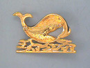 Whale Ocean Pin,Enameled,R/Ss,Beautiful!