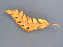 1951 Coro Feather Pin,Matte Textured,Dated