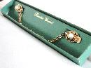 Vintage Sweater Guard MIB Filigree Pearl Pretty!